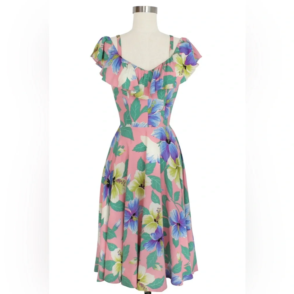 NWT Hollywood Circle Dress by Trashy Diva Size 20 Hibiscus - Picture 9 of 10
